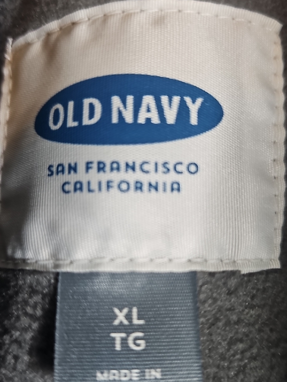 Old Navy Blue and Gray Fleece-Lined Jacket - Picture 3 of 6